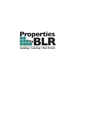 PROPERTIES BY BLR BUILDING· LENDING ·REAL ESTATE logo