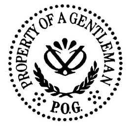 PROPERTY OF A GENTLEMAN P.O.G. logo