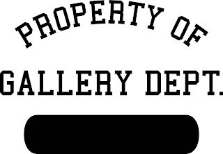 PROPERTY OF GALLERY DEPT. logo