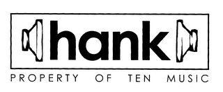 PROPERTY OF TEN MUSIC HANK logo