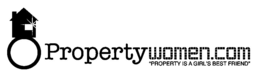 PROPERTYWOMEN.COM "PROPERTY IS A GIRL'S BEST FRIEND" logo