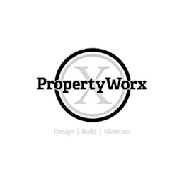 PROPERTYWORX X DESIGN BUILD MAINTAIN logo