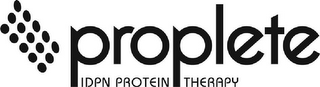 PROPLETE IDPN PROTEIN THERAPY logo