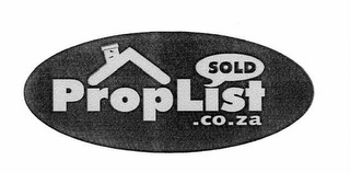 PROPLIST.CO.ZA SOLD logo