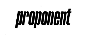 PROPONENT logo