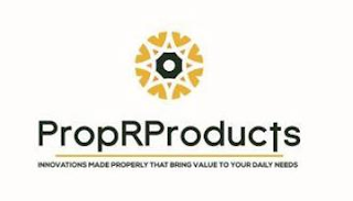 PROPRPRODUCTS INNOVATIONS MADE PROPERLYTO BRING VALUE TO YOUR DAILY NEEDS logo