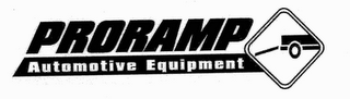 PRORAMP AUTOMOTIVE EQUIPMENT logo