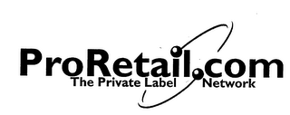 PRORETAIL.COM THE PRIVATE LABEL NETWORK logo