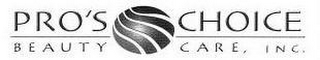 PRO'S CHOICE BEAUTY CARE, INC. logo