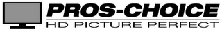 PROS-CHOICE HD PICTURE PERFECT logo
