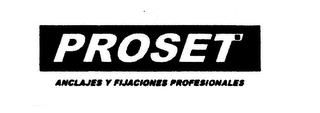 PROSET ANCLAJES Y FIJACIONES PROFESIONALES logo