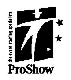 PROSHOW THE EVENT STAFFING SPECIALISTS logo