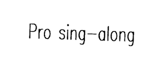 PROSING-ALONG logo