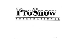 PROSNOW INTERNATIONAL logo