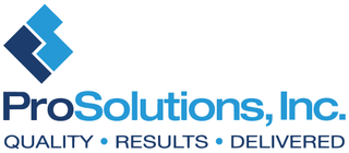 PROSOLUTIONS, INC. QUALITY · RESULTS · DELIVERED logo