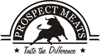 PROSPECT MEATS TASTE THE DIFFERENCE logo
