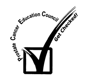 PROSTATE CANCER EDUCATION COUNCIL GET CHECKED! logo
