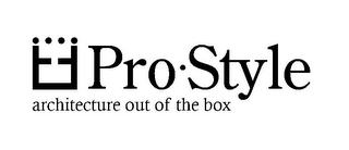 PRO·STYLE ARCHITECTURE OUT OF THE BOX logo