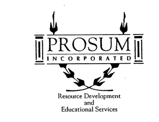 PROSUM INCORPORATED RESOURCE DEVELOPMENT AND EDUCATIONAL SERVICES logo