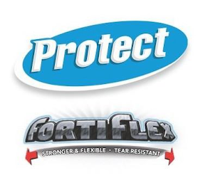 PROTECT FORTIFLEX STRONGER & FLEXIBLE TEAR RESISTANT logo