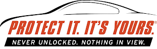 PROTECT IT. IT'S YOURS. NOTHING UNLOCKED. NOTHING IN VIEW. logo