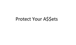 PROTECT YOUR A$$ETS logo