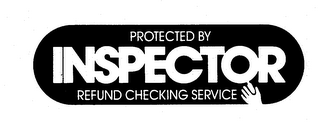 PROTECTED BY INSPECTOR REFUND CHECKING SERVICE logo