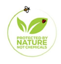 PROTECTED BY NATURE NOT CHEMICALS logo