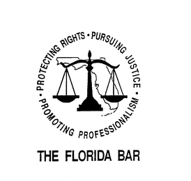 PROTECTING RIGHTS PURSUING JUSTICE PROMOTING PROFESSIONALISM THE FLORIDA BAR logo
