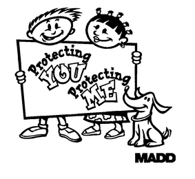 PROTECTING YOU PROTECTING ME MADD logo