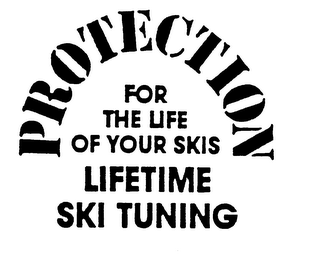 PROTECTION FOR THE LIFE OF YOUR SKIS LIFETIME SKI TUNING logo