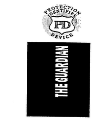 PROTECTION IDENTIFIER PD DEVICE THE GUARDIAN logo