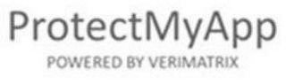 PROTECTMYAPP POWERED BY VERIMATRIX logo