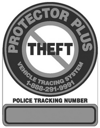 PROTECTOR PLUS THEFT VEHICLE TRACKING SYSTEM POLICE TRACKING NUMBER
