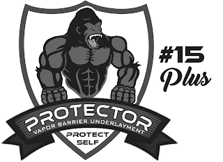 PROTECTOR VAPOR BARRIER UNDERLAYMENT PROTECT SELF #15 PLUS logo