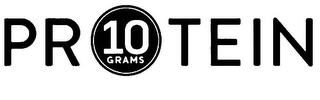 PROTEIN 10 GRAMS logo