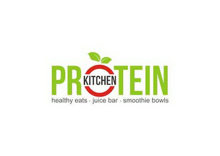 PROTEIN KITCHEN HEALTHY EATS · JUICE BAR · SMOOTHIE BOWLS logo
