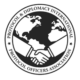 PROTOCOL & DIPLOMACY INTERNATIONAL PROTOCOL OFFICERS ASSOCIATION logo