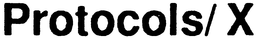 PROTOCOLS/X logo