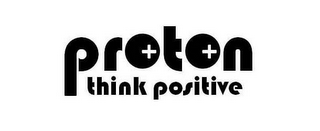 PROTON THINK POSITIVE logo
