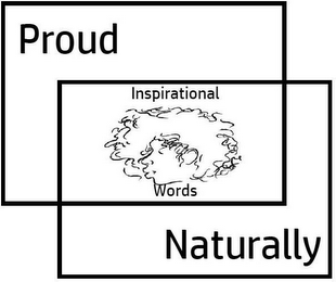 PROUD NATURALLY INSPIRATIONAL WORDS logo