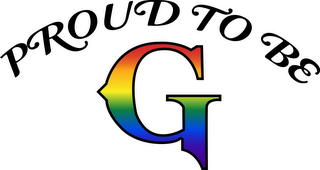 PROUD TO BE G logo