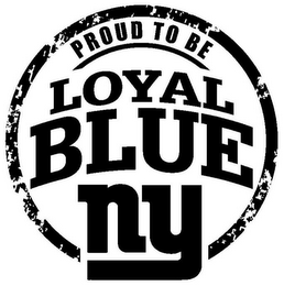 PROUD TO BE LOYAL BLUE NY logo