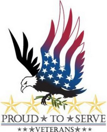 PROUD TO SERVE VETERANS logo
