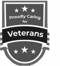 PROUDLY CARING FOR VETERANS logo