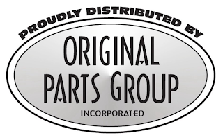 PROUDLY DISTRIBUTED BY ORIGINAL PARTS GROUP INCORPORATED logo