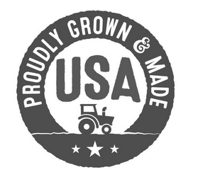 PROUDLY GROWN & MADE USA logo