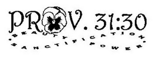 PROV. 31:30 BEAUTY POWER SANCTIFICATION logo