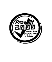 PROVE IT 2000 MAKE SURE YOUR PC HAS A FUTURE logo