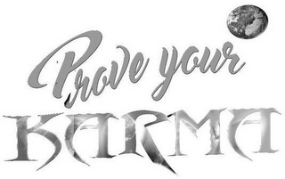PROVE YOUR KARMA logo